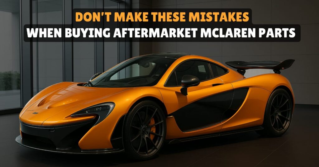 Common Mistakes When Buying Aftermarket McLaren Parts